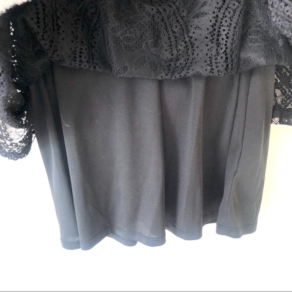 Francesca’s 3/4 Sleeve Lace Dress Size Medium - Picture 7 of 10